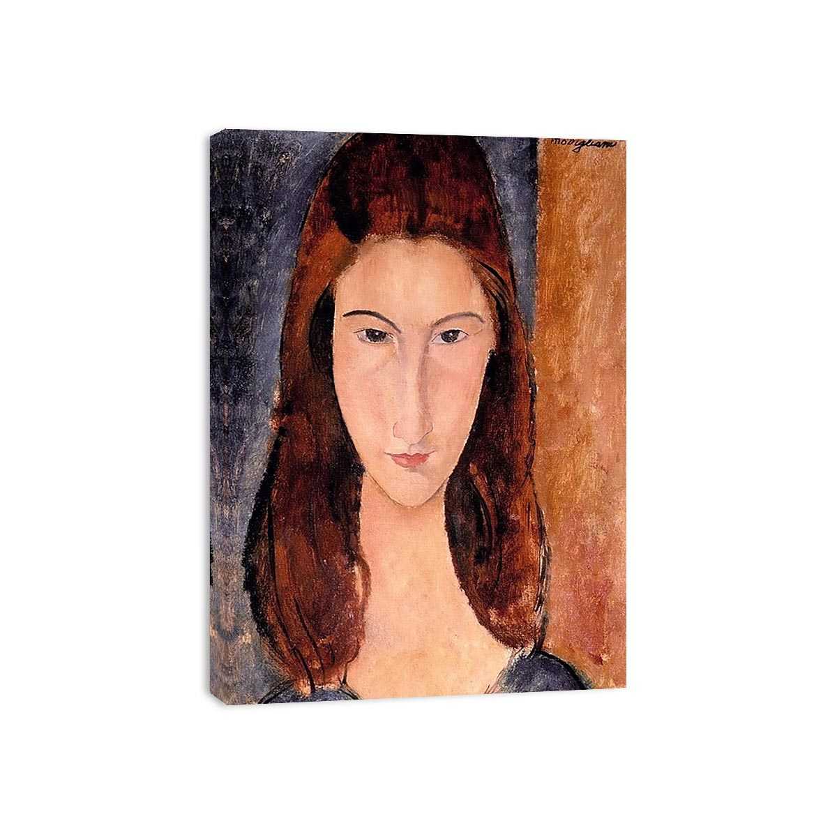 Portrait of Jeanne Hebuterne By Modigliani