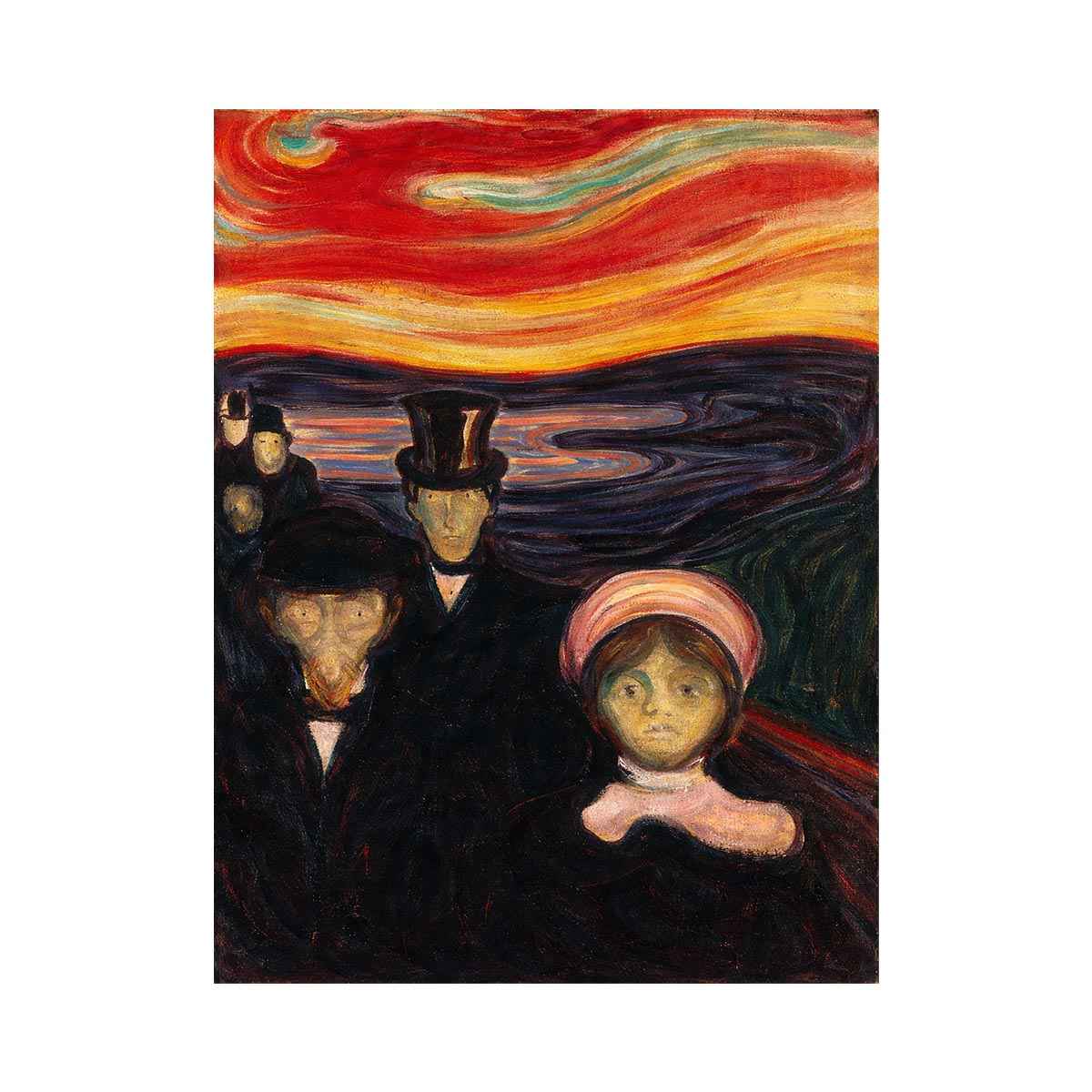 Anxiety by Edvard Munch