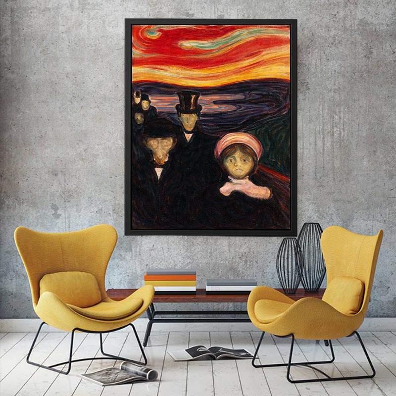 Anxiety by Edvard Munch