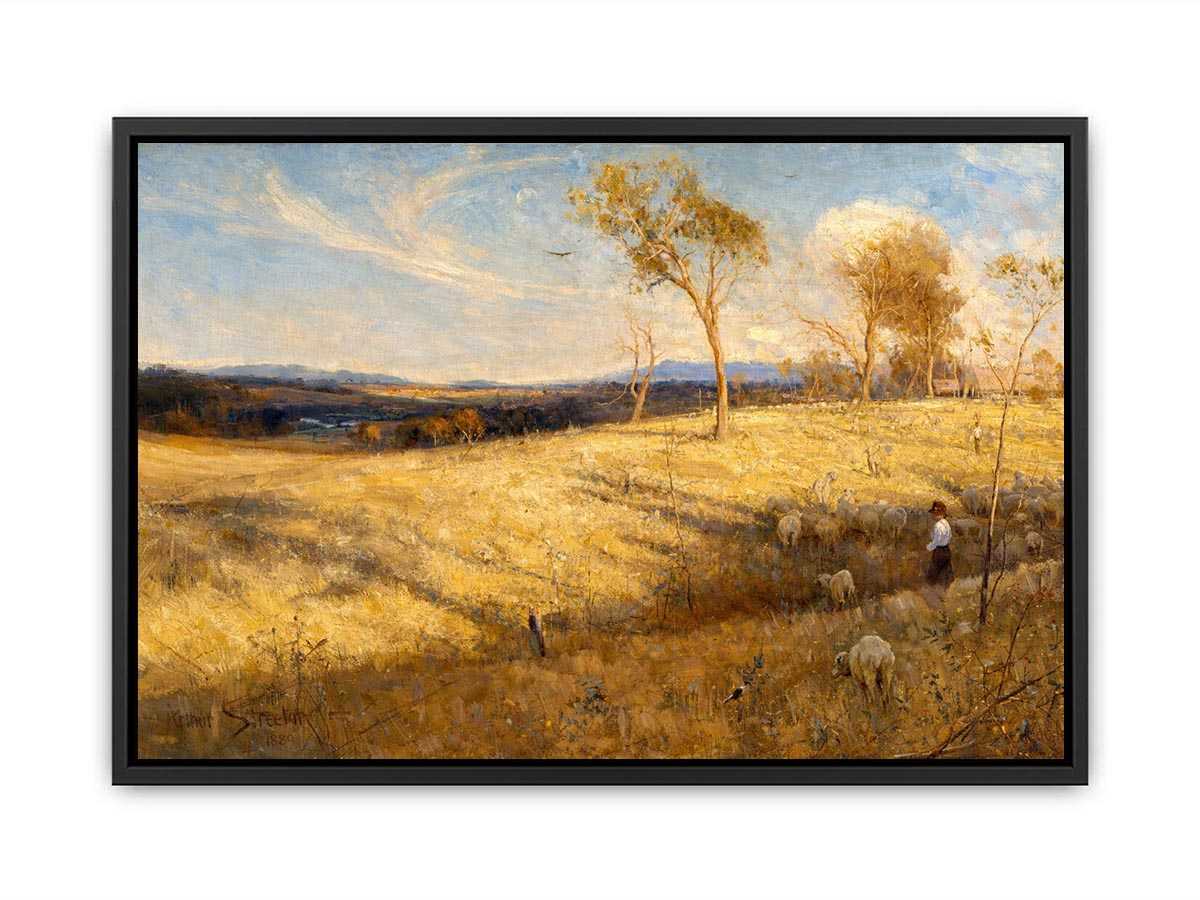 Golden summer, Eaglemont by Arthur Streeton