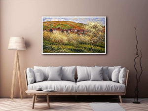 Plum Trees in Blossom by Monet