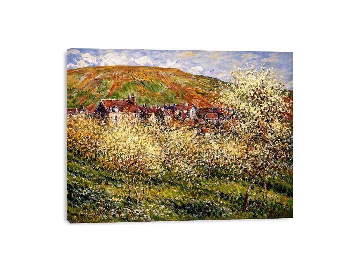 Plum Trees in Blossom by Monet
