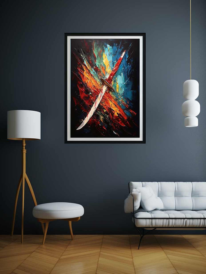 Knife Art Abstract Painting 