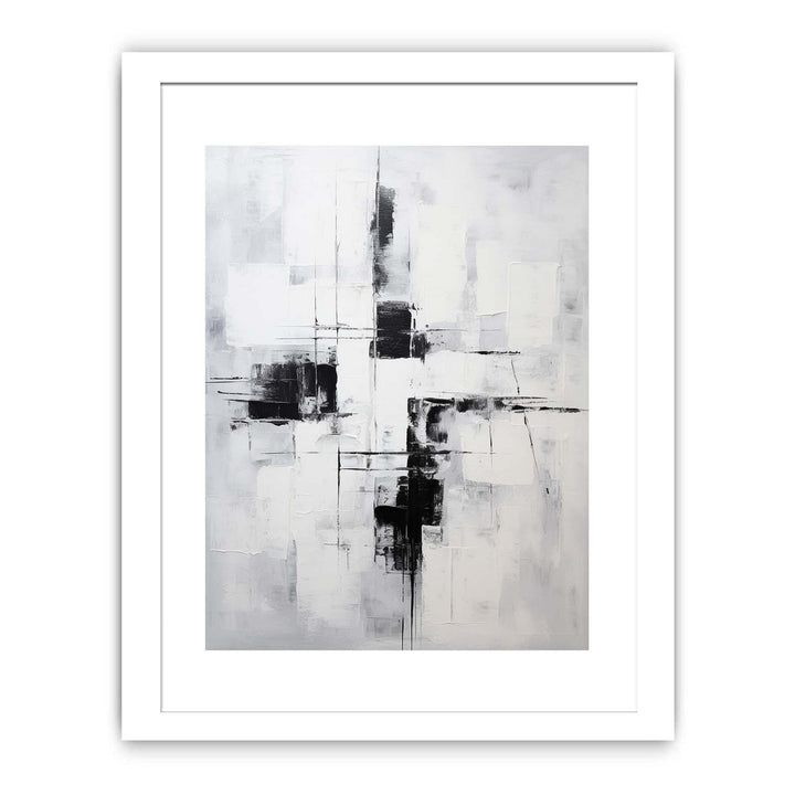 Black Abstract Painting  Poster