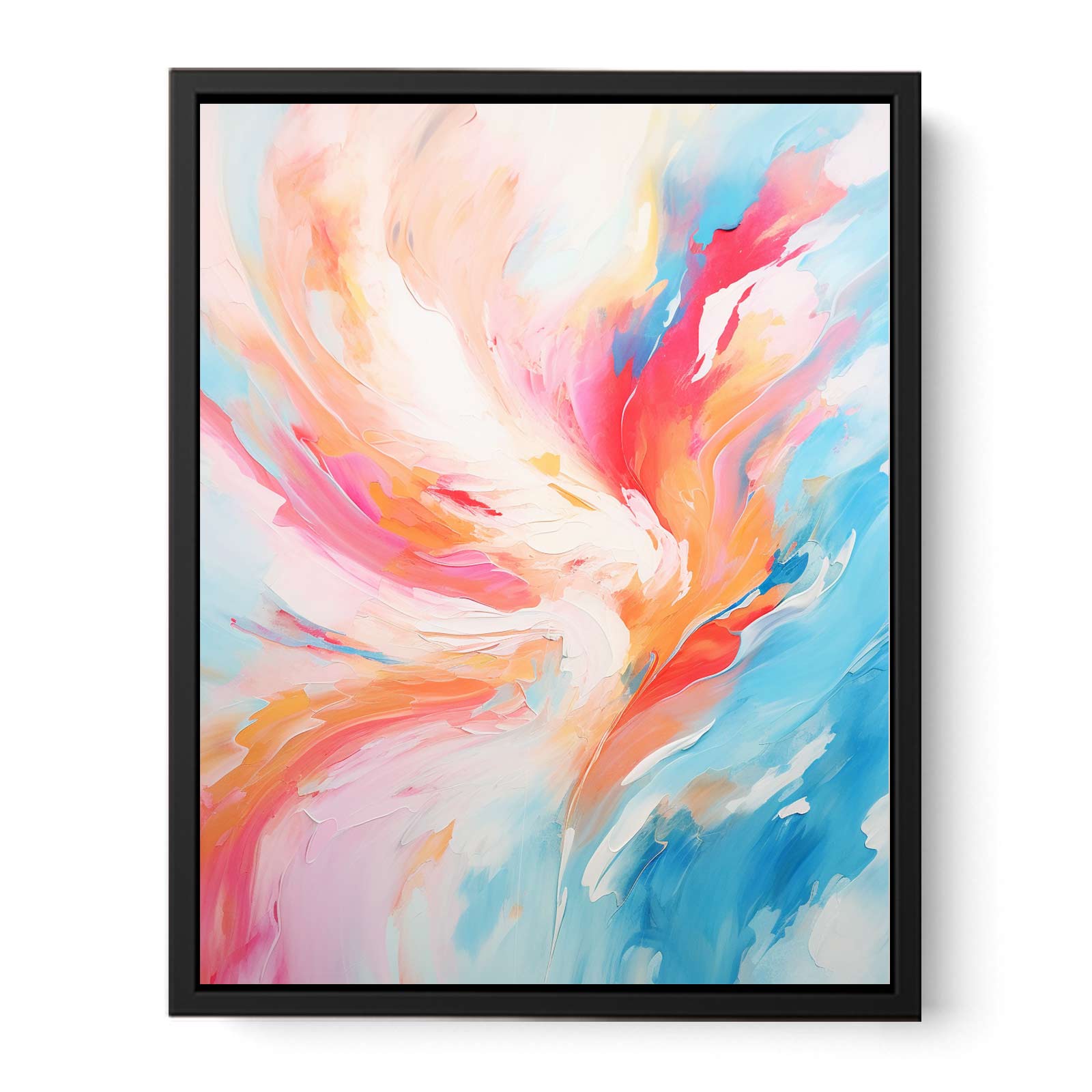 Abstract Multicolor Painting  Canvas Print