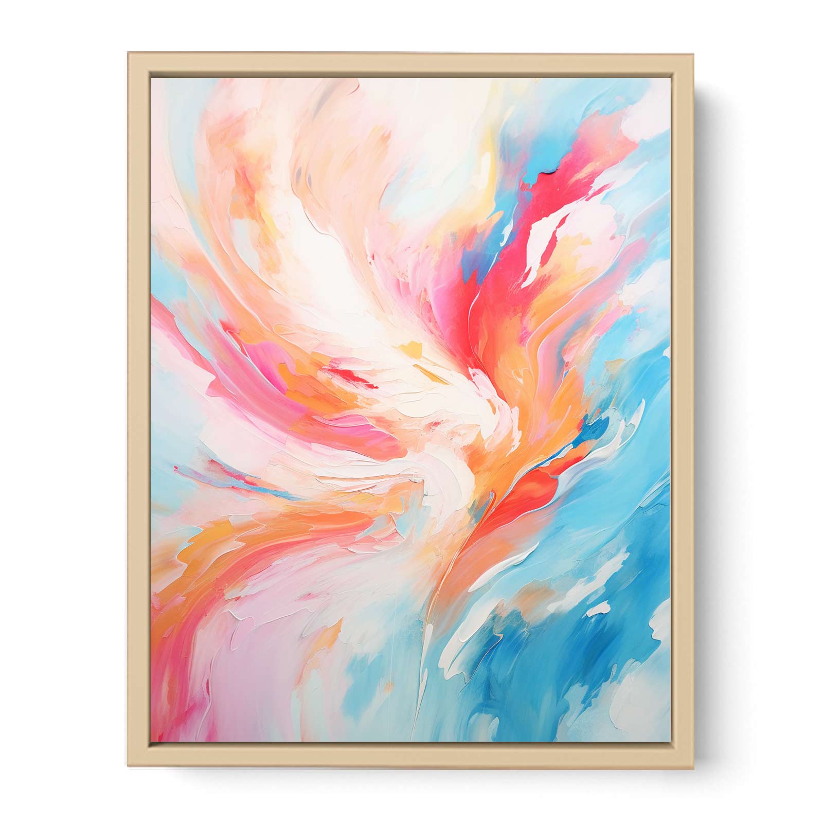 Abstract Multicolor Painting  Streched canvas