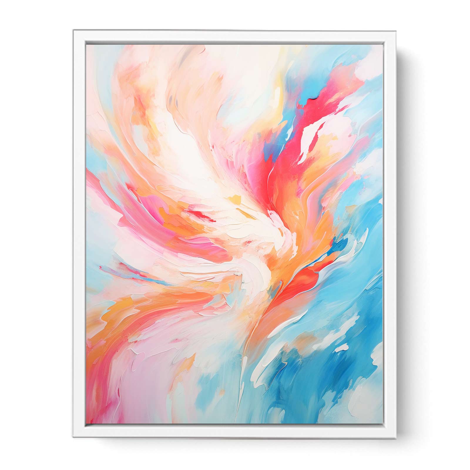 Abstract Multicolor Painting Framed Print