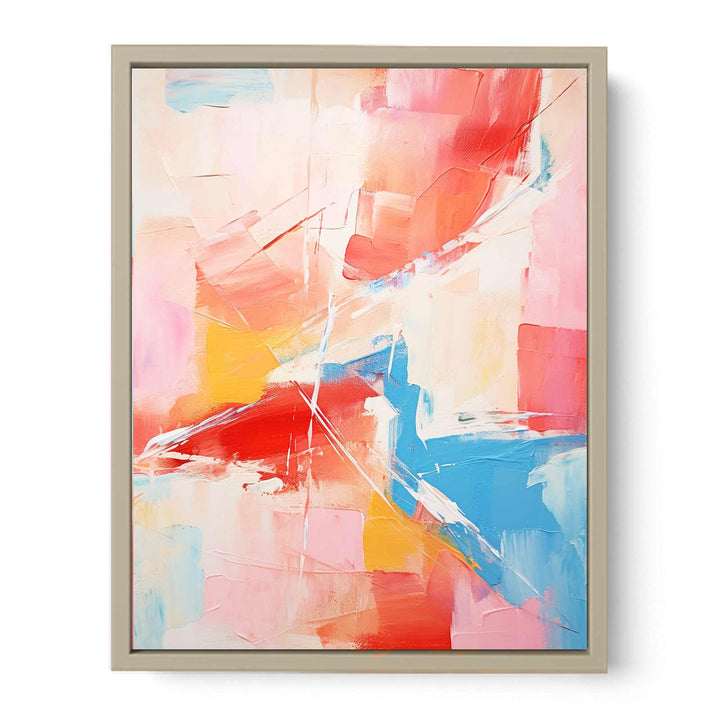 Abstract Colorful Painting Framed Print