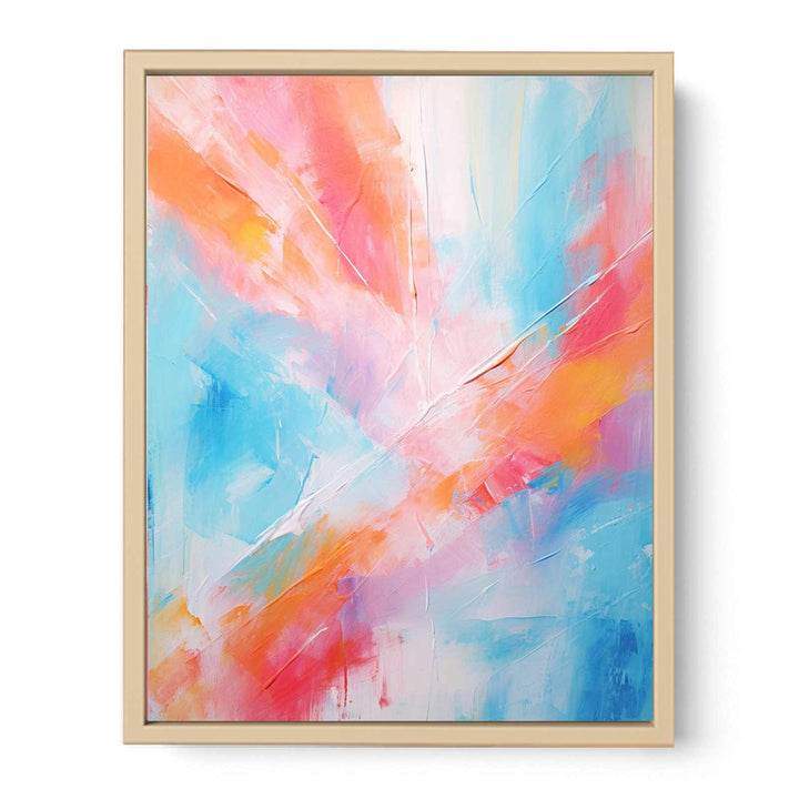 Mix Color Abstract Painting  Streched canvas