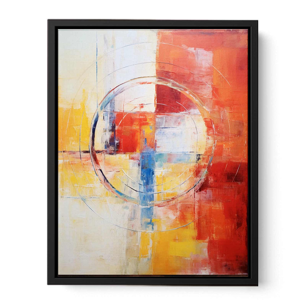 Abstract Painting  Mix Color  Canvas Print
