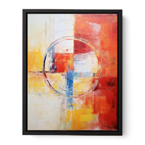 Abstract Painting  Mix Color  Canvas Print