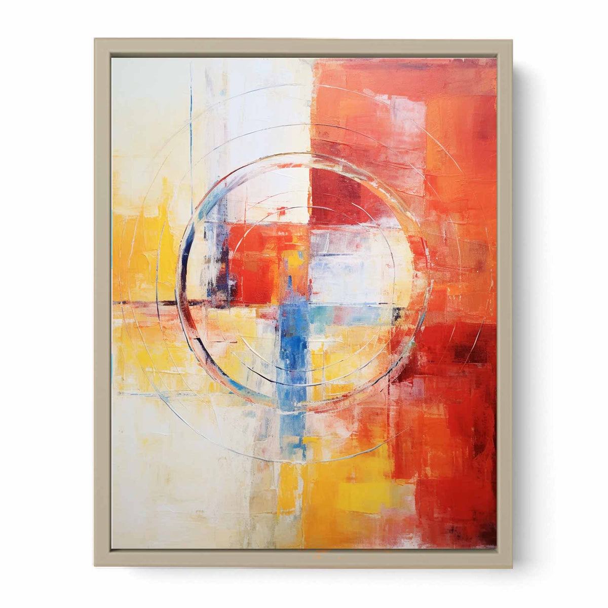 Abstract Painting  Mix Color  Art Print