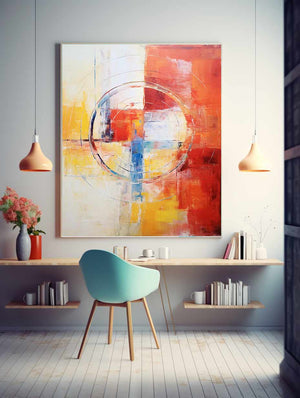 Abstract Painting  Mix Color Painting