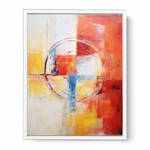 Abstract Painting  Mix Color Framed Print