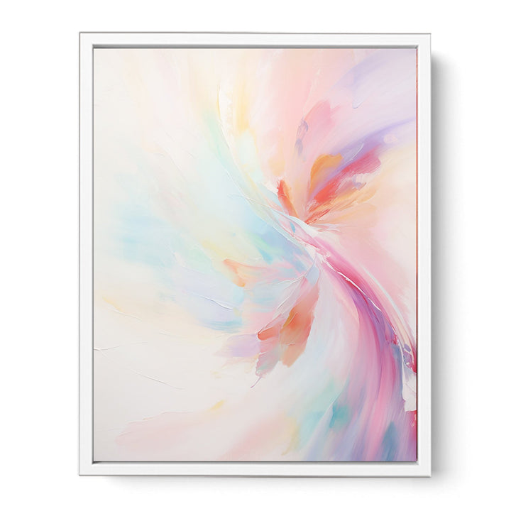 Light Color Abstract Painting Framed Print