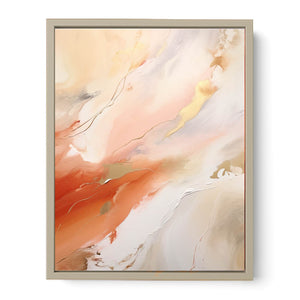 Nude Color Abstract Painting  Art Print