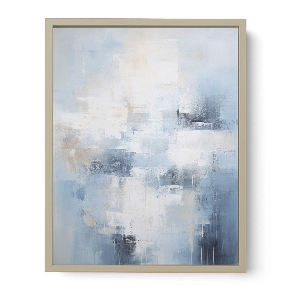 Abstract Grey Painting  Art Print