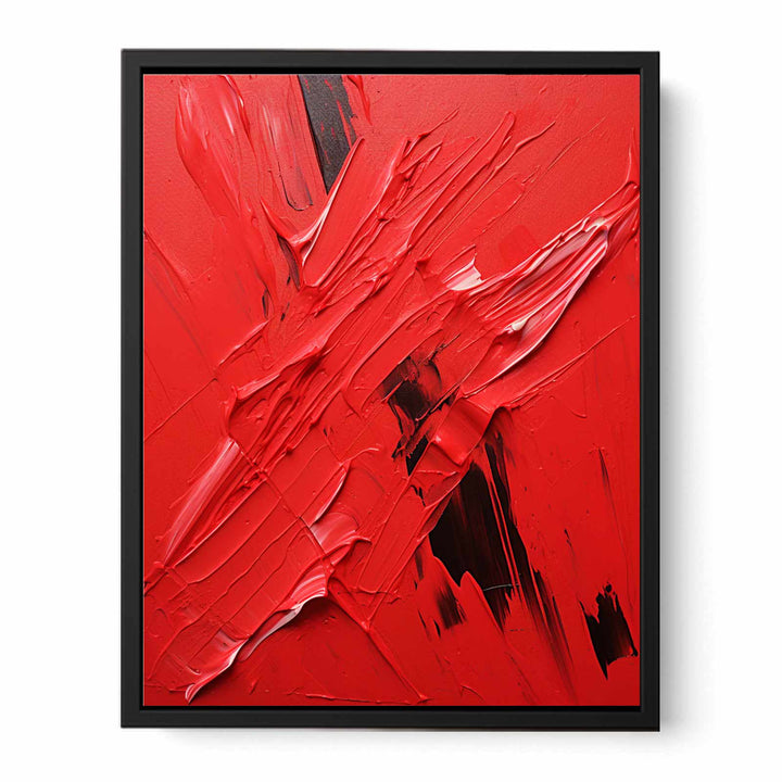 Red Abstract Painting 