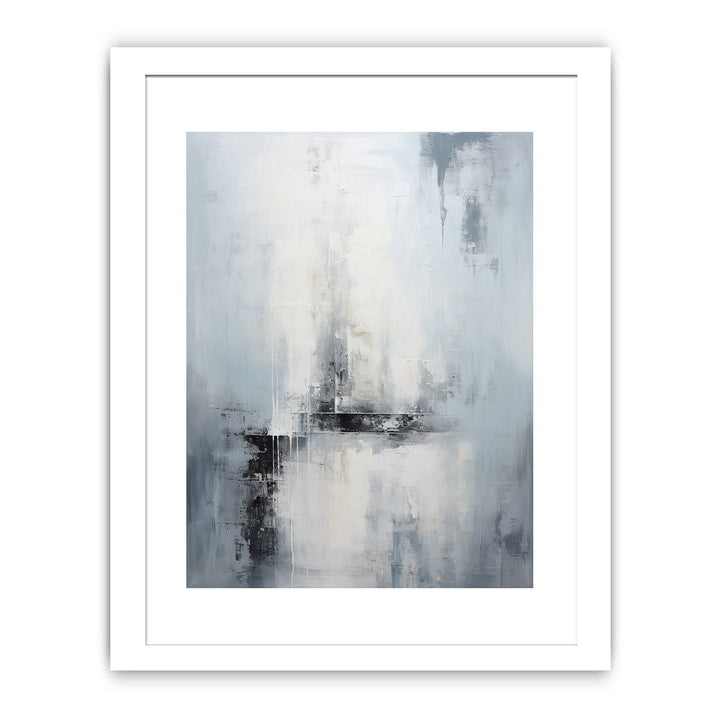 Grey Abstract Painting  Poster