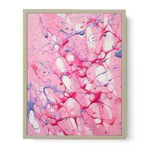 Dripping Color Painting  Art Print