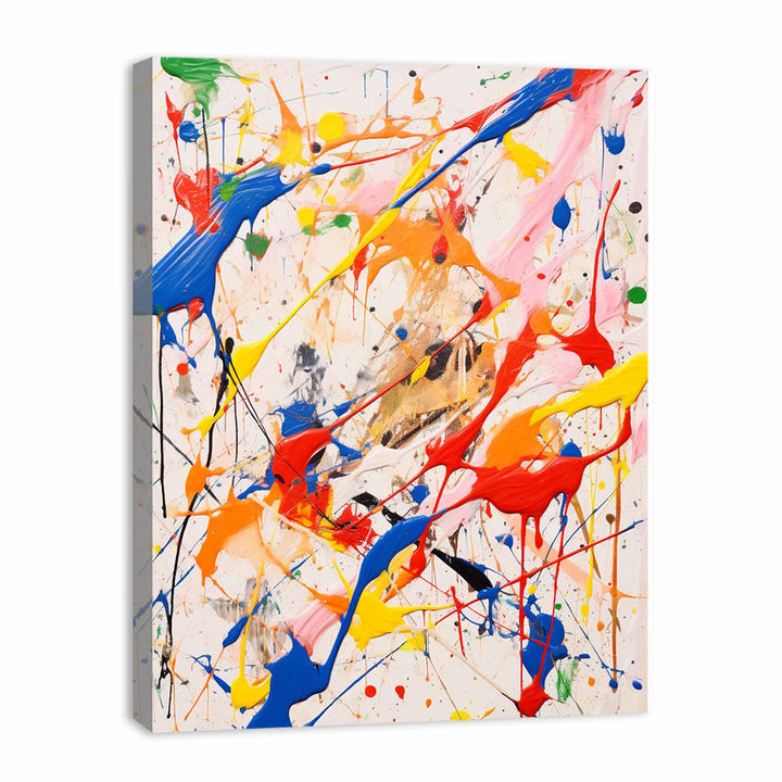 Multicolor Drip Painting