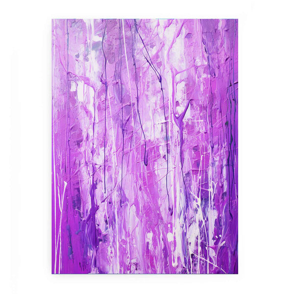 Purple Drip Painting