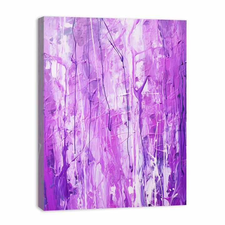 Purple Drip Painting