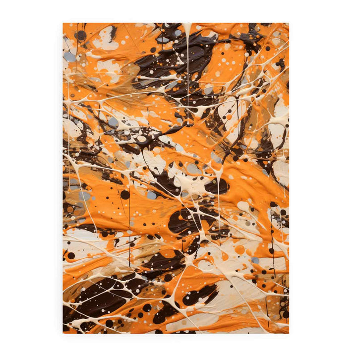 Brown  Drip  Painting