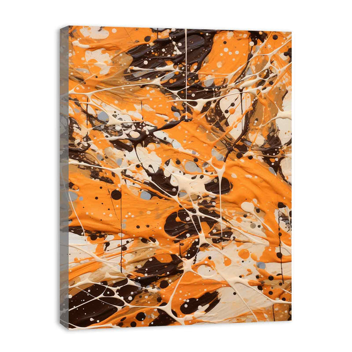 Brown  Drip  Painting