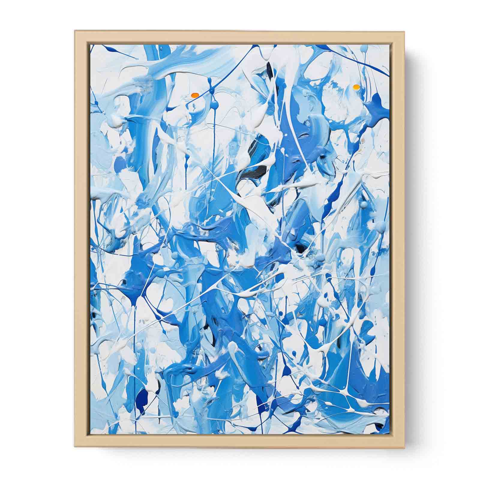 The Choreography of Paint  Streched canvas