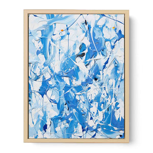 The Choreography of Paint  Streched canvas