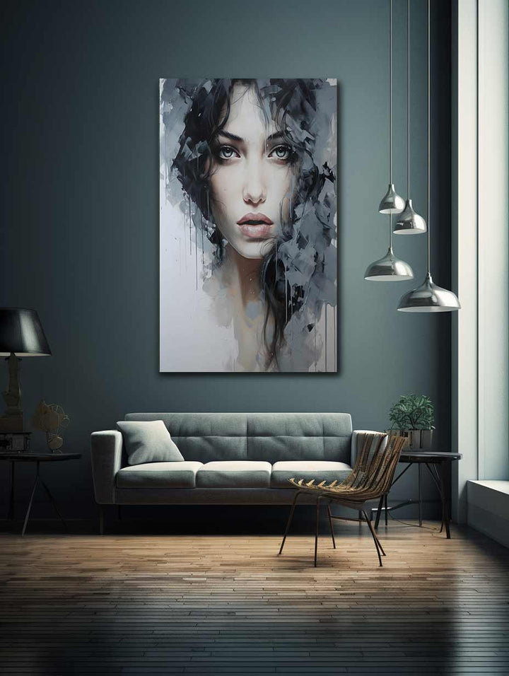 Grey Art Painting  