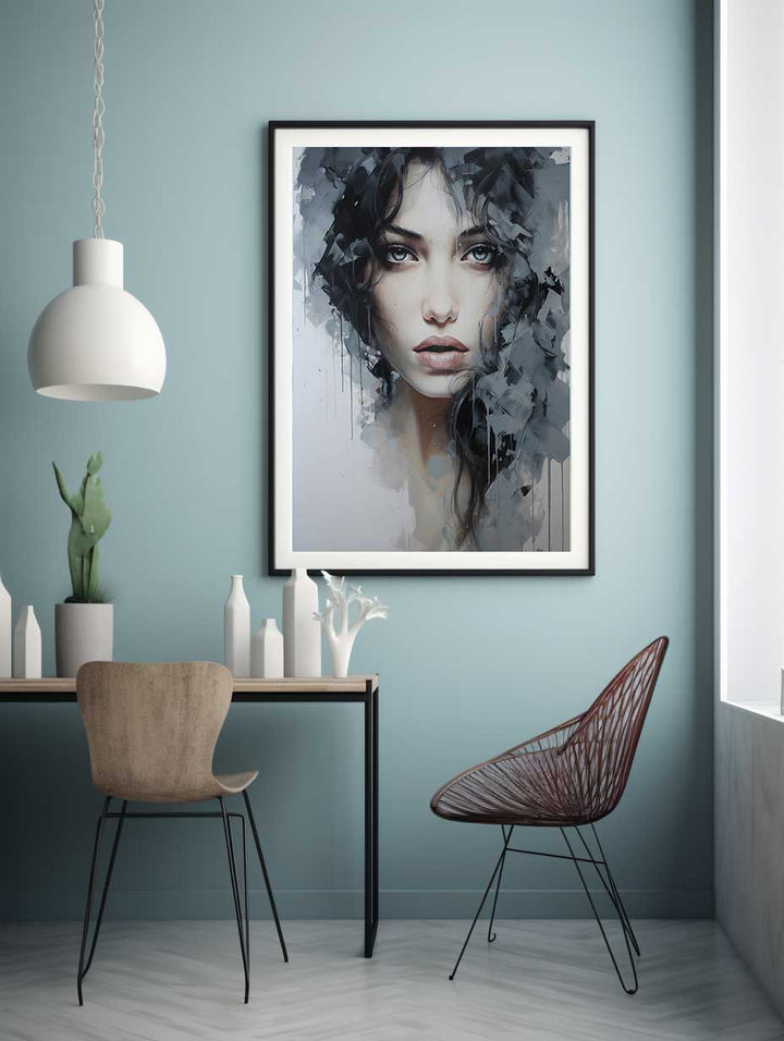 Grey Art Painting  
