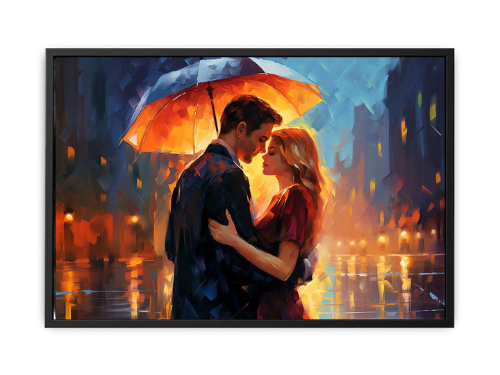 Couple Umbrella Art Painting-1 