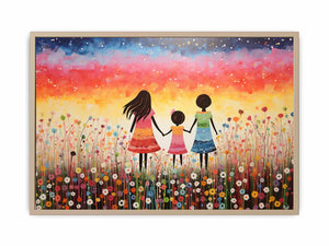 Kids Colorfull Art Painting   Art Print