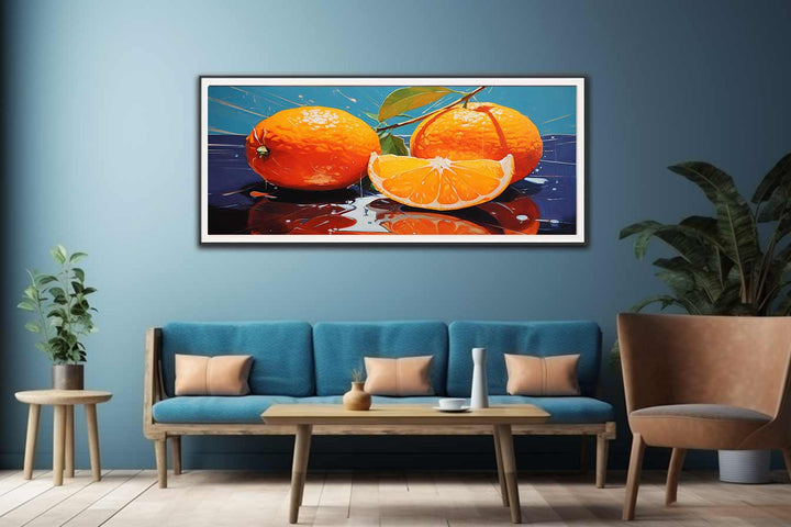 Orange Art Painting
