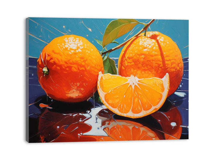 Orange Art Painting