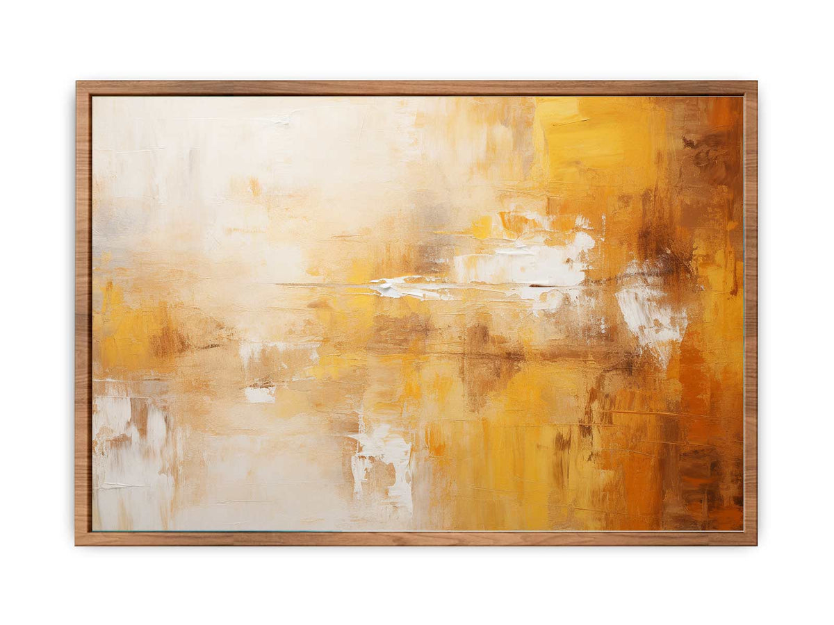 Abstract Brown Painting Poster