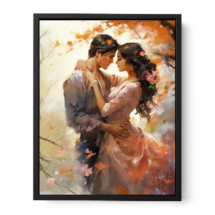 Couple Painting   Canvas Print
