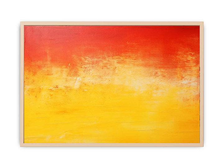 Red Yellow  Abstract  Streched canvas