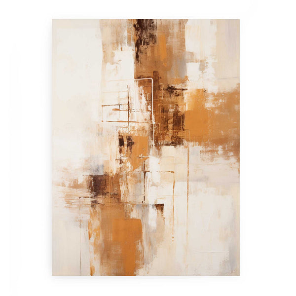 Brown Grey Abstract