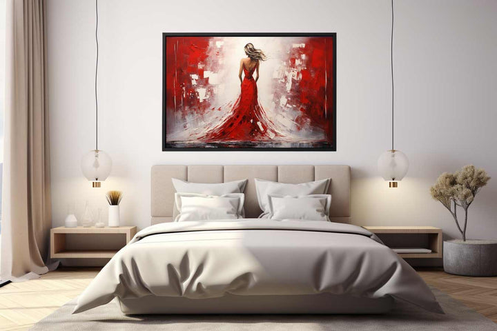 Crimson Aura Painting