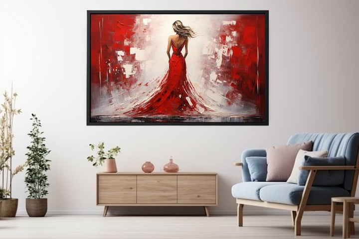 Crimson Aura Painting