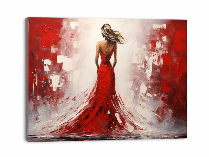 Crimson Aura Painting