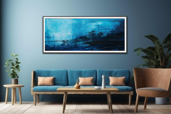 Black Blue Painting  
