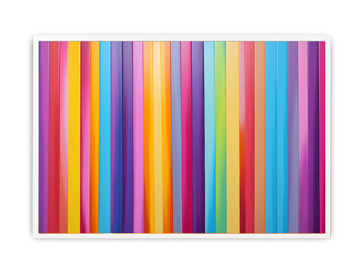 Lines Art Painting  Framed Print