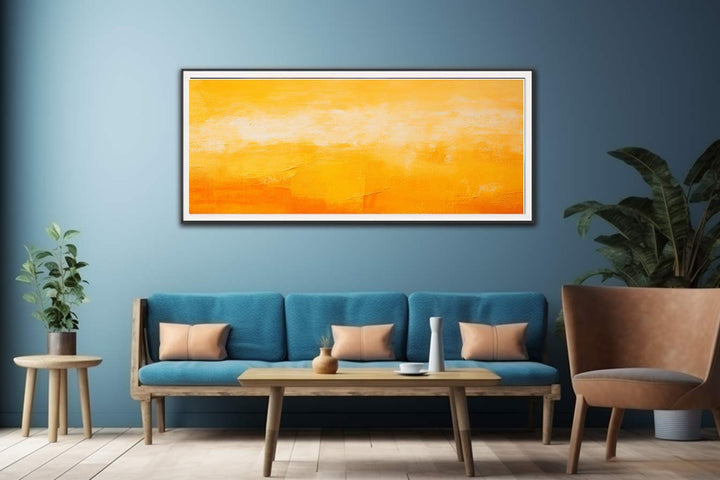 Orange Yellow Abstract   Painting