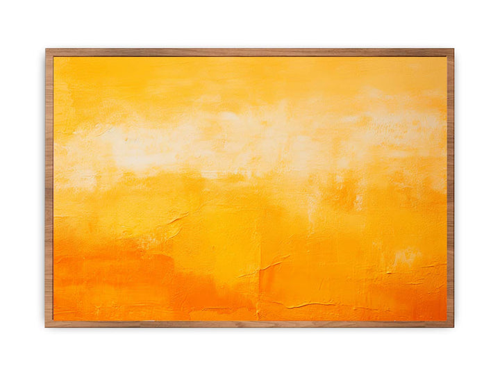 Orange Yellow Abstract   Poster