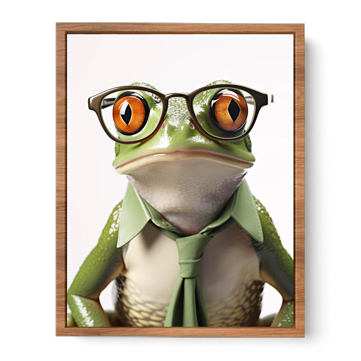Frog with Galsses  Poster