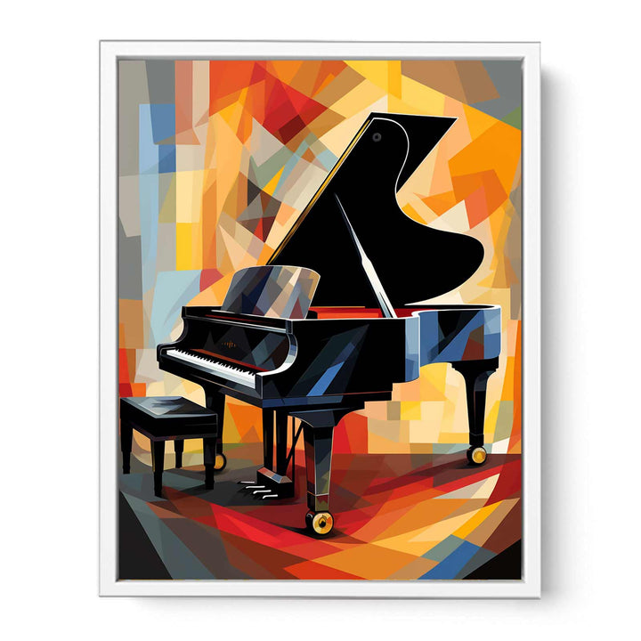 Piano Music Painting  Framed Print
